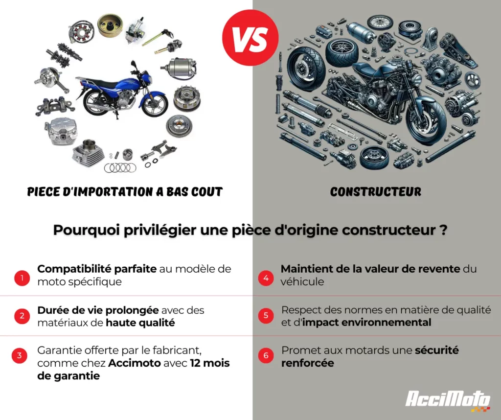 Pièce détachée moto d'origine