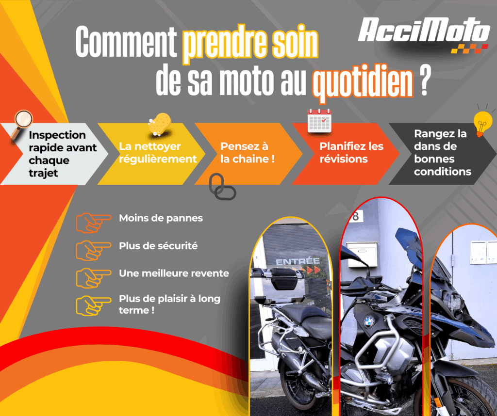 prendre soin de sa moto