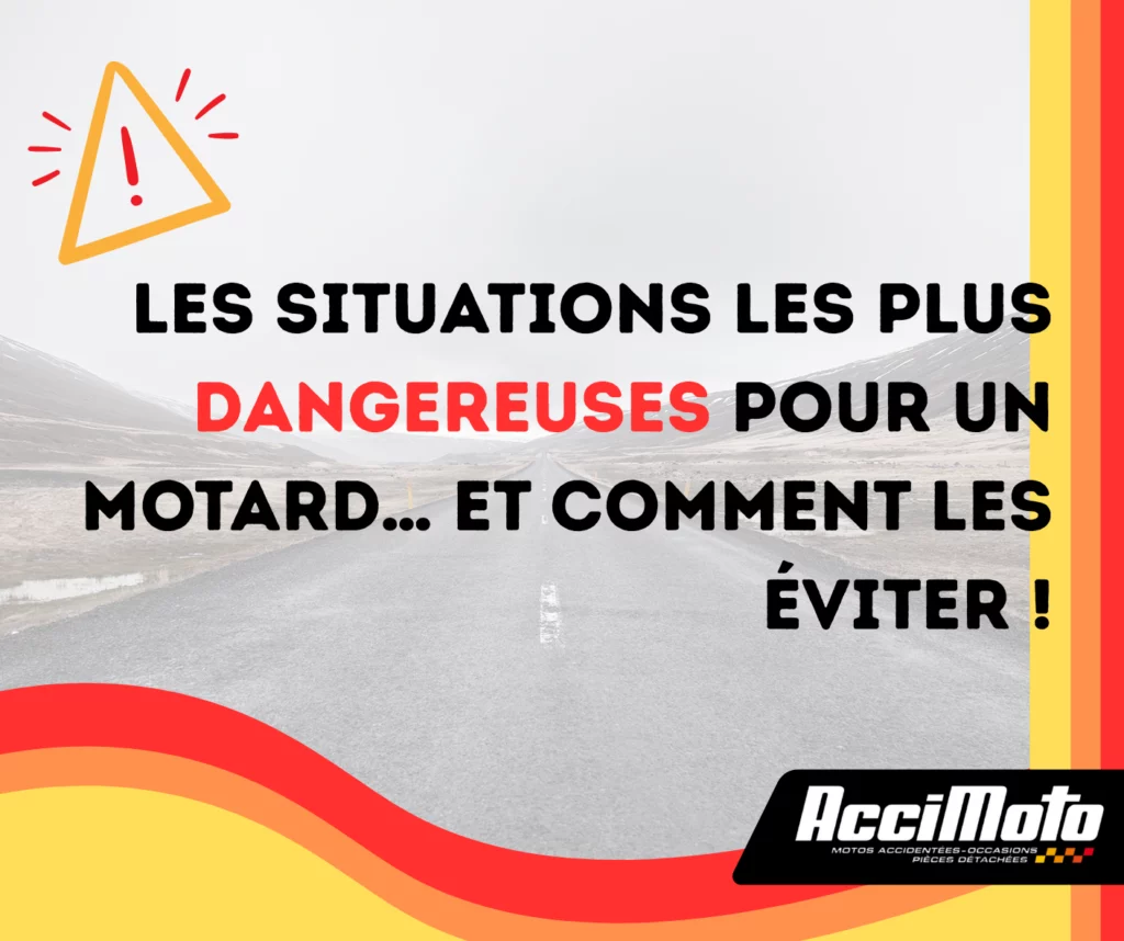 dangers pour un motard