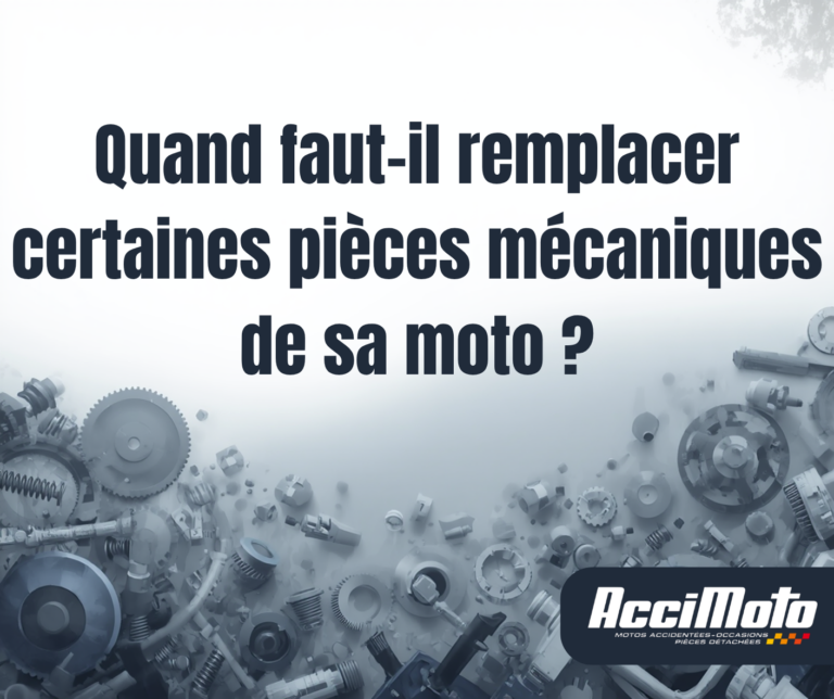 Quand faut-il replacer certaines pièces mécaniques de sa moto ?