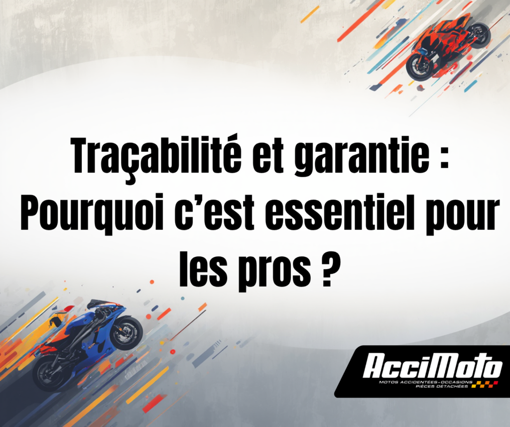 Traçabilité et garantie moto : essentiel pour les pros